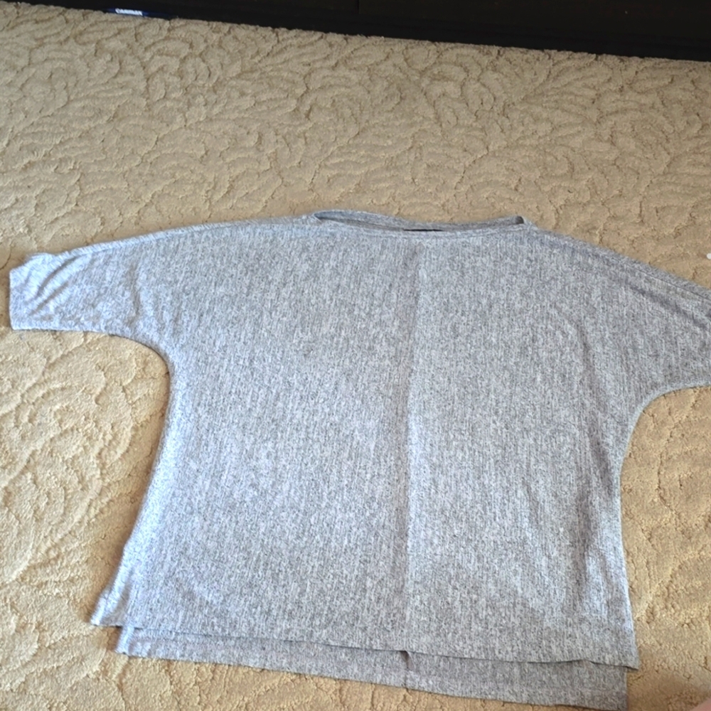 Banana Republic grey shirt.